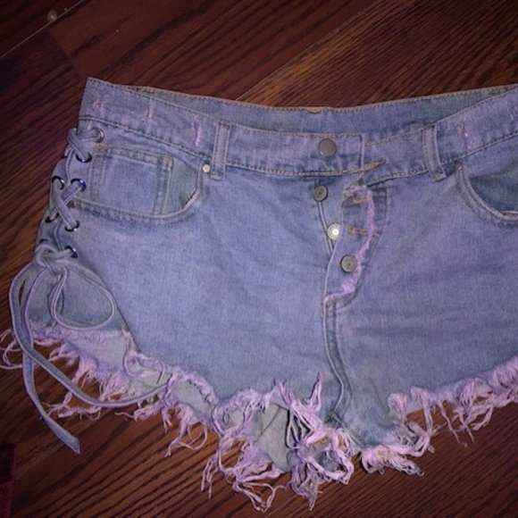 SHEIN Pants - LAVENDER BOOTY SHORTS